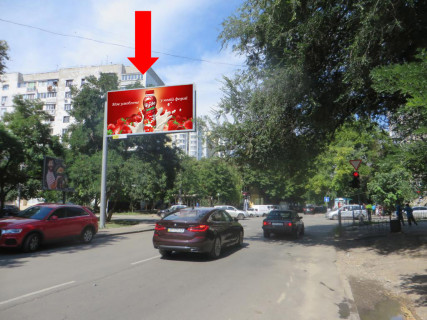 Билборд B в Одессе, 3x6  Академічна вул. (кол. Піонерська вул.), 16А / Добровольців вул. (Маршала Говорова)., в бік Фонтанської дороги фото 1
