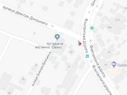 Билборд B в Одессе, 3x6  Фонтанська дорога вул. - Дмитріївська вул. (Дмитрія Донського) схема