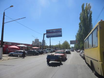 Билборд B в Одессе, 3x6  Князя Володимира Великого просп.(Добровольського просп.)., 114/2, ринок "Північний" фото 1