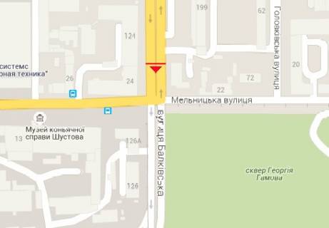 Призма A в Одессе, 3x6  Балківська вул. - Мельницька вул., 24а - 499075 схема
