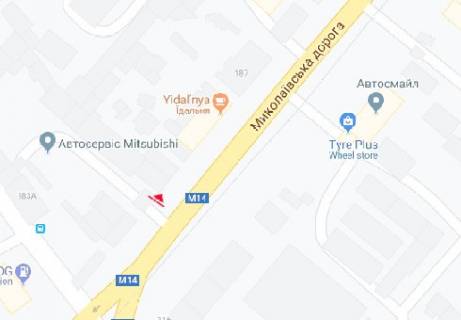 Билборд A в Одессе, 3x6  Миколаївська дорога, 185 схема