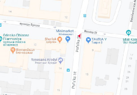 Скроллер A в Одессе, 2.32x3.14  Строкатої Ніни вул. (Буніна). - Польська вул. А1 - 465508 схема