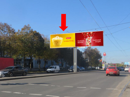 Билборд A в Одессе, 3x6  Ріхтера вул. (кол. Щорса вул.) / Радісна вул., 2/4, з боку Деревянка пл., роздільник, ліва фото 1