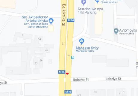 Призма A в Одессе, 3x6  Балківська вул., 100 - Бабеля вул. - 499082 схема