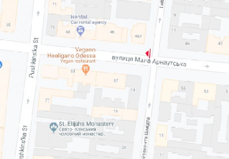 Scrolller, Scroll A in Odessa, 2.32x3.14  M. Arnauts'ka st., 46 - Smidta Lejtenanta st. A3 - 465495 scheme