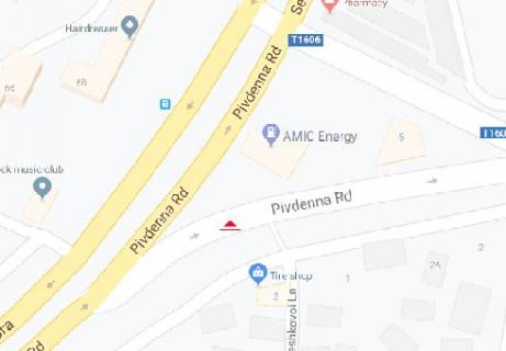 Билборд B в Одессе, 3x6  Миколаївська дорога, 172/1 - Південна дорога схема