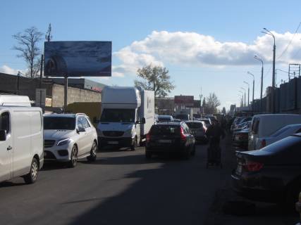 Билборд B в Одессе, 3x6  Базова вул., Ринок "7 км", в сторону Сухого Лиману фото 1