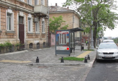 Ситилайт B в Одессе, 1.8x1.2  Софіївська вул. - Ольгіївська вул., в місто, В фото 1