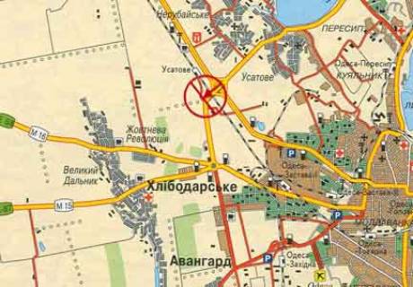 Білборд, Бігборд (Борд)  A у Одесі Клеверный мост два столба № 2 А схема