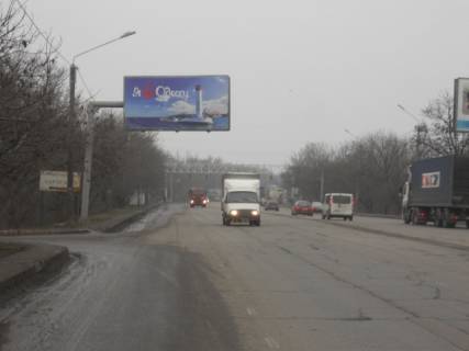 Билборд B в Одессе Київське шосе (Ленінградське шосе) угол Новомосковська дор. (Чигиринська вул.) №5 В фото 1