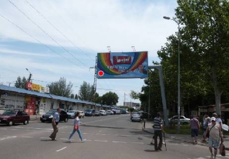 Билборд A в Одессе, 3x6  Вадатурського Олексія вул. (Маршала Малиновського)., 71/1 - Іцхака Рабіна вул. фото 1