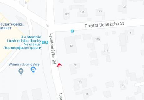 Білборд, Бігборд (Борд)  B у Одесі, 3x6  Люстдорфська дорога, 65 схема