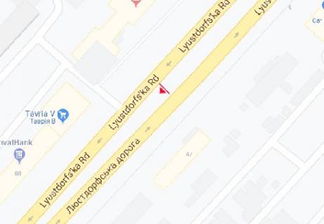 Билборд A в Одессе, 3x6  Люстдорфська дорога, 86 схема