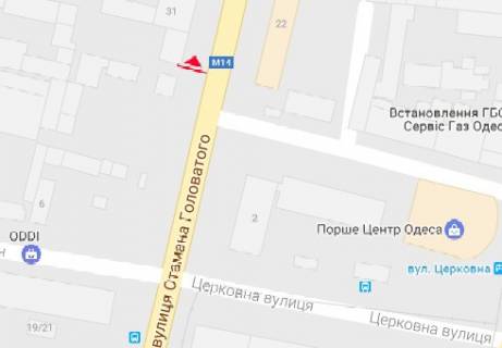 Білборд, Бігборд (Борд)  A у Одесі, 3x6  Головатого вул., 29 схема