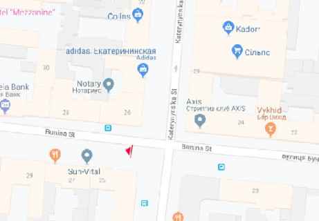 Ситилайт A в Одессе, 1.8x1.2  Строкатої Ніни вул. (Буніна)., 25 А схема