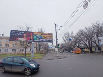 Билборд A в Одессе, 3x6  Головатого вул. - Ганса Германа вул. (Миколи Гефта)., правий фото 1