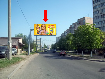 Билборд B в Одессе, 3x6  Сім’ї Глодан вул. (Ільфа і Петрова)., 49, в бік  Вільямса вул. (флажок) фото 1