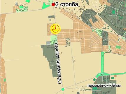 Билборд A в Авангард (Авангард), 3x6  Об'їзна дорога, с. Авангард схема