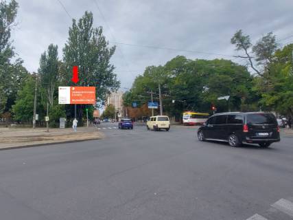 Видеоборд A в Одессе, 3x6  В.Арнаутська вул. - Старопортофранківська вул., з центру - 588939 фото 1