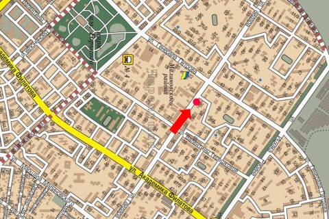 Билборд A в Одессе, 3x6  Гайдара вул., 30 / Петрова вул., біля супермаркету "Єва", в бік Інглезі вул. (кол. 25-ї Чапаївської дивізії вул.) схема