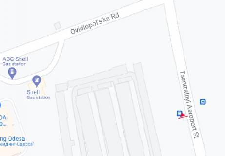 Citylight B in Odessa, 1.8x1.2  Central'nij Aeroport st. (No6) scheme