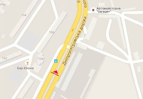 Билборд A в Одессе, 3x6  Палія Семена вул. (Дніпропетровська дор.)., 134 схема