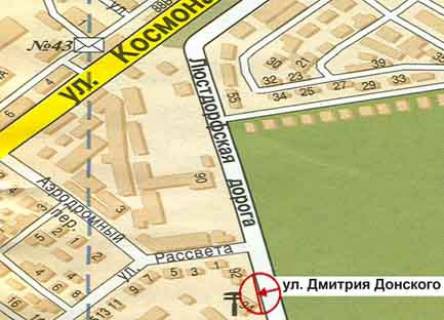 Билборд A в Одессе Люстдорфская дорога №92/94 А схема