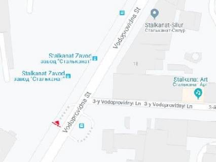 Билборд A в Одессе, 3x6  Водопровідна вул., Консервний завод схема