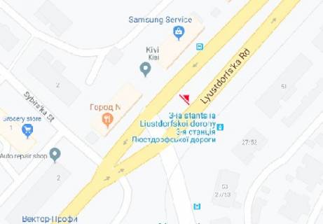 Билборд B в Одессе, 3x6  Люстдорфська дорога, 88в схема