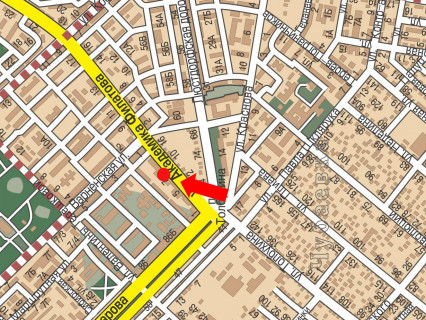 Билборд B в Одессе, 3x6  Філатова вул., 7А, біля супермаркету "Таврия В", в бік Варненської вул. схема
