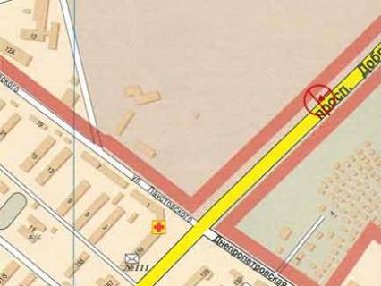 Билборд A на трассах Одесской области, 3x6  Новомиколаївська дорога, 19 км, с. Ілічанка, біля АЗС "Укрнафта", в місто схема