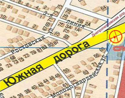 Білборд, Бігборд (Борд)  A у Одесі Крижанівка №1 А схема