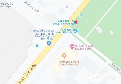 Билборд B в Одессе, 3x6  Миколаївська дорога, 257 схема