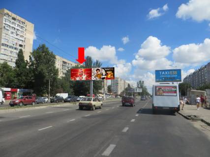 Призма A в Одессе, 3x6  Палія вул. (кол. Дніпропетровська дорога), 100 / Заболотного вул., роздільник, біля супермаркетів "Ельдорадо", "Сільпо", з центру, ліва - 569651 фото 1