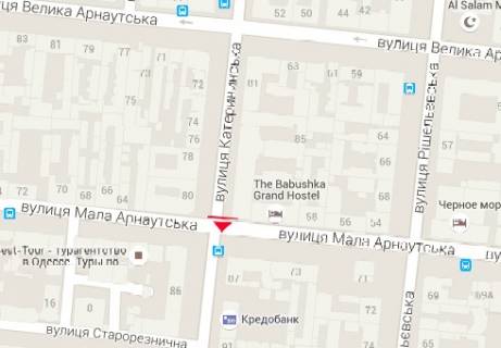 Scrolller, Scroll A in Odessa, 2.32x3.14  Katerinins'ka st., 85 - M. Arnauts'ka st. - 472643 scheme