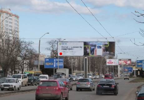 Билборд A в Одессе, 3x6  Небесної Сотні просп. (Маршала Жукова просп.)., 91а фото 1