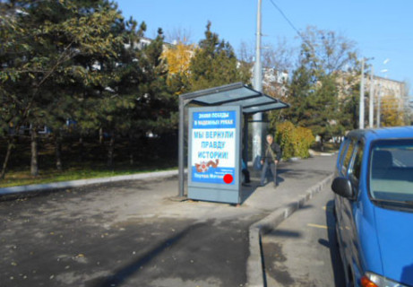 Ситилайт B в Одессе, 1.8x1.2  Генуезька - 10-го Квітня пл. B, зупинка фото 1