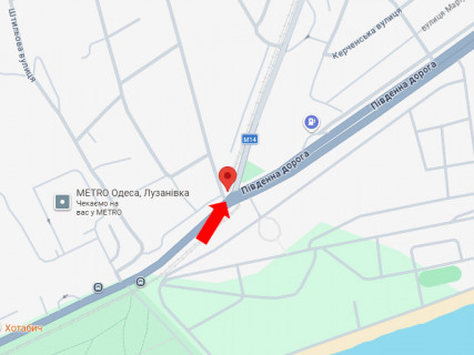 Билборд B в Одессе, 3x6  Князя Володимира Великого просп.(Добровольського просп.) / вул. Похила схема