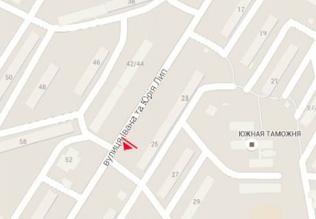 Билборд A в Одессе, 3x6  Івана та Юрія Лип вул. (Гайдара)., 25 схема