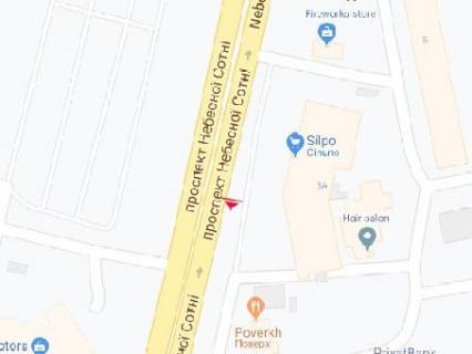 Білборд, Бігборд (Борд)  A у Одесі, 3x6  Небесної Сотні просп. (Маршала Жукова просп.)., 5а схема