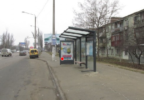Ситилайт A в Одессе, 1.8x1.2  Миколаївська дорога №291 А (зупинка) фото 1