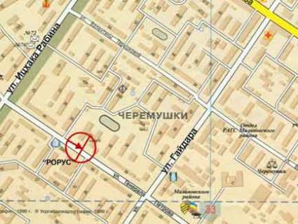 Билборд A в Одессе, 3x6  Петрова вул., 34, "Сільпо" схема