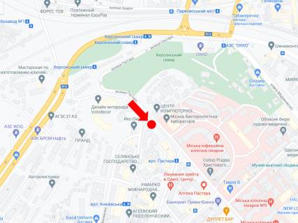 Скроллер A в Одессе, 2.3x3.14  Пастера вул. - вул. Старопортофранківська, в центр - 569662 схема