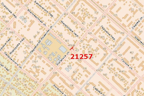 Билборд A в Васильевке, 3x6  Благовісна вул. - Енгельса вул. (В’ячеслава Чорновола вул.) схема