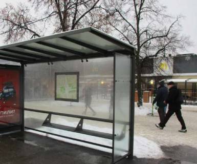 Нестандарт A в Харькове, Нестандартный  Науки просп. (Леніна просп.) - Спецпідрозділу Кракен (Серпова) вул., (зупинка) №2 (брендування) фото 1