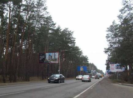 Білборд, Бігборд (Борд)  B у Бучі, 3x6  Київ - Ковель, 12км+000м до Києва (Буча, Варшавская трасса, у напрямку  Ковеля) Фото 1