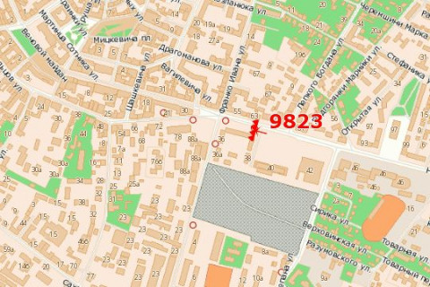 Призма B в Васильевке, 3x6  Незалежності вул., (Готель "Україна") - 427179 схема