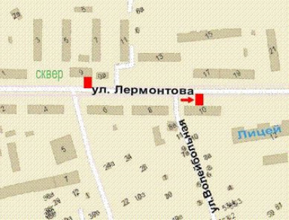 Ситилайт A в Васильевке Лермонтова вул., 10 схема
