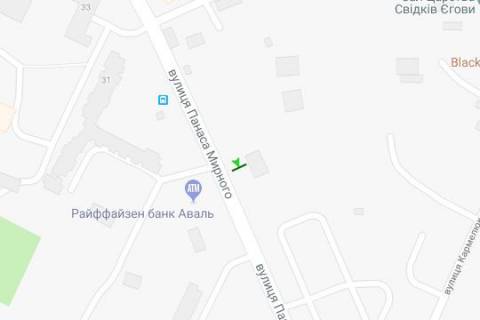 Билборд B в Хмельницком, 3x6  Панаса Мирного вул., 21 схема