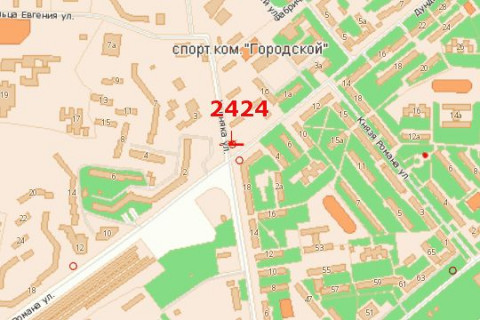 Білборд, Бігборд (Борд)  B у Василівці, 3x6  Черняка вул. - Шухевича Романа вул. схема